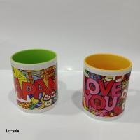 Mug handle warna print UV