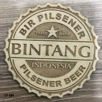 Tatakan gelas MDF 3mm, Beer Bintang