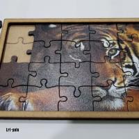 Puzzle MDF  Tiger, ukuran 16x11 cm